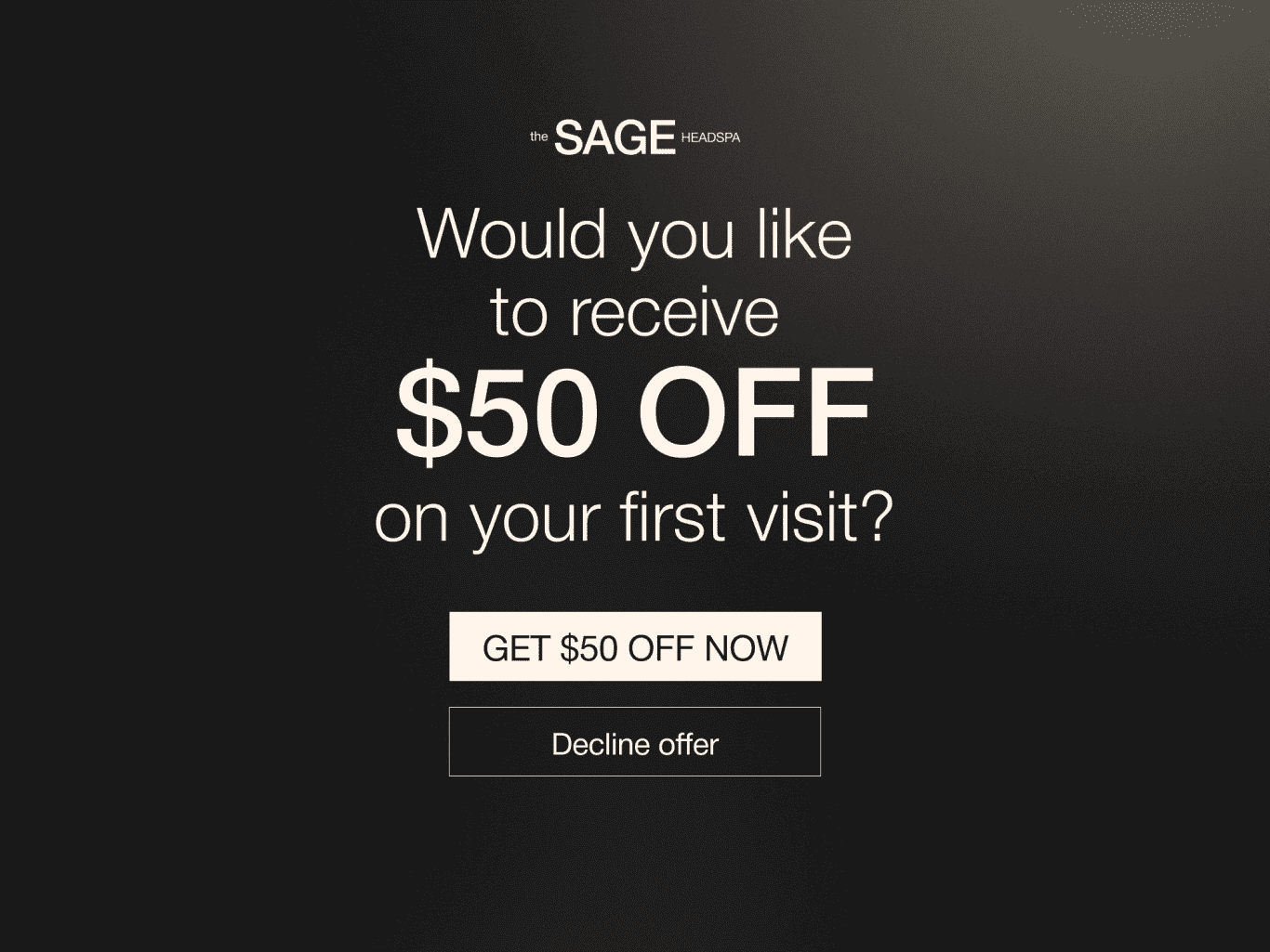 Sage HeadSpa Naperville, IL Featured Special